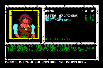 Como siempre, empezamos en una posada... y he aqu� la posadera :-p