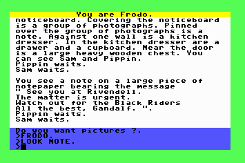 �Qu� es esto de Gandalf dejando un 'post-it' a Frodo?